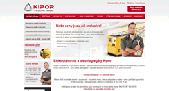 Desktop Screenshot of kipor.cz