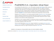Tablet Screenshot of kipor.ro