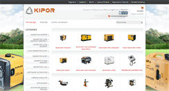 Desktop Screenshot of kipor.it
